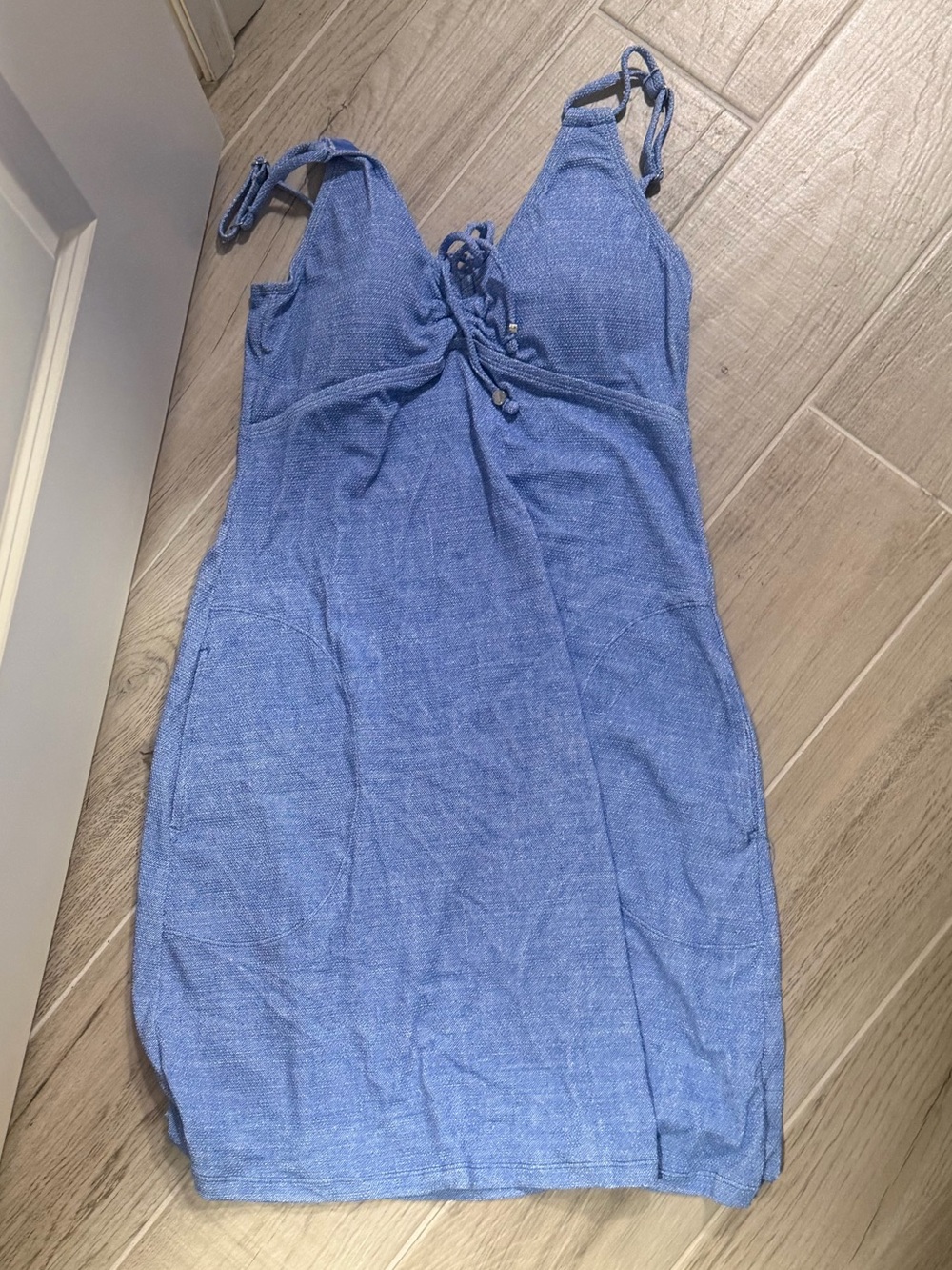 Tommy Bahama Island Cays Vneck spa dress Blue